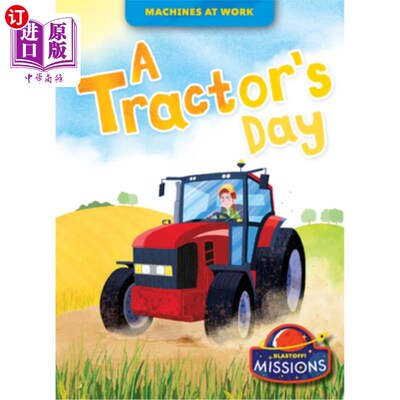海外直订A Tractor's Day 拖拉机的一天