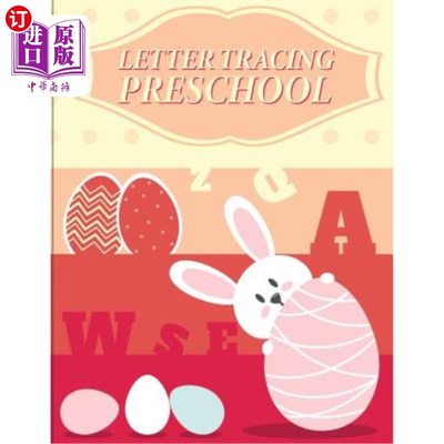 海外直订Letter Tracing Preschoolers: Ages 3+, Lowercase and Uppercase Alphabet Writing P 字母追踪学龄前儿童：3岁以