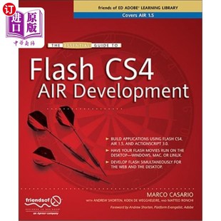 海外直訂The Cs4 Cs4空氣開發 基本指南 Flash Development Guide Essential Air