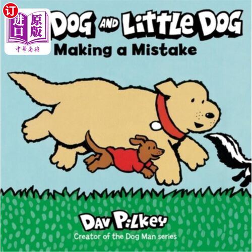 海外直订Big Dog and Little Dog Making a Mistake Board Book 大狗和小狗犯错的纸板书