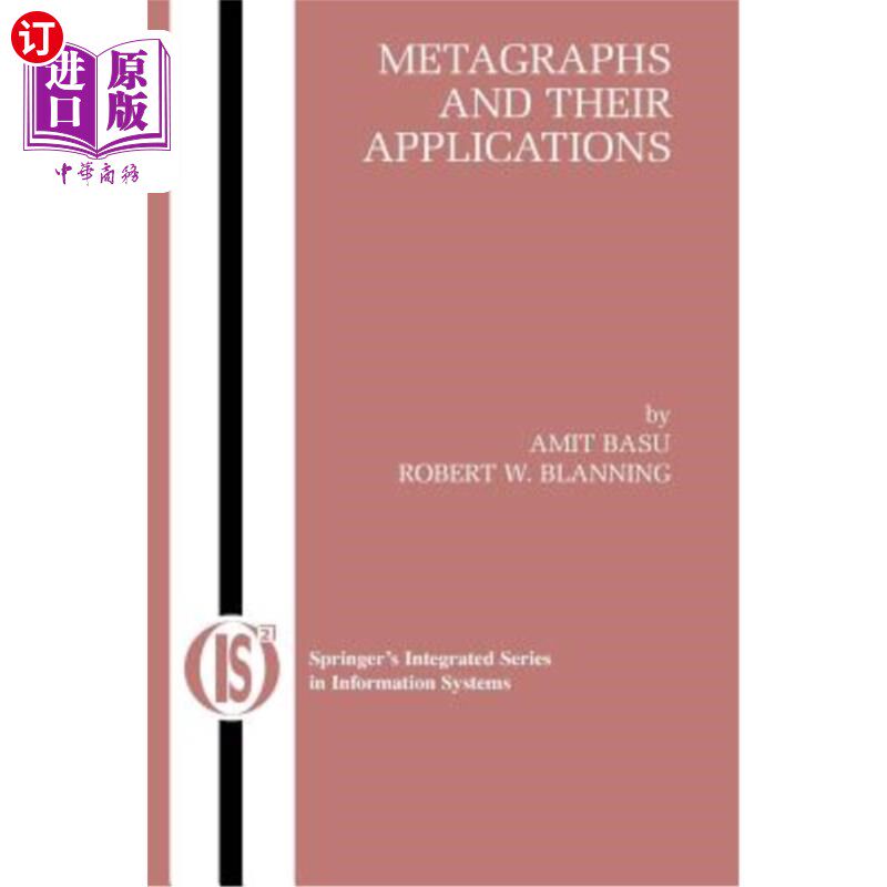 海外直订Metagraphs and Their Applications 元图及其应用
