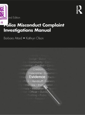 海外直订Police Misconduct Complaint Investigations Manual 投诉警方不当行为调查手册