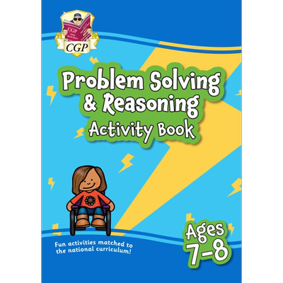 预售 7-8岁的新问题解决与推理数学活动手册非常适合家庭学习New Problem Solving & Reasoning Maths Activity Book【中商原版】