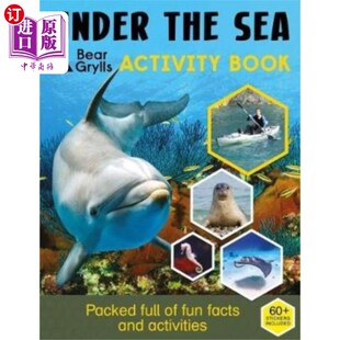 Activity Under the 海外直订Bear 贝尔·格里尔斯贴纸活动 Sticker Sea 海底 Grylls