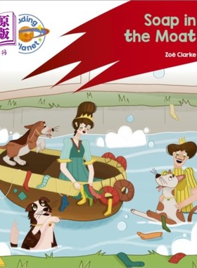 海外直订Reading Planet: Rocket Phonics - Target Practice... 阅读星球:火箭拼读-射击练习-护城河中的肥皂-红色B