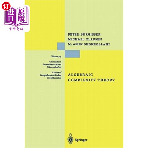 海外直订Algebraic Complexity Theory 代数复杂性理论