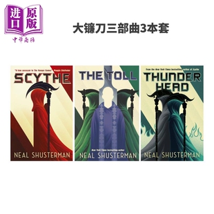 预售 大镰刀三部曲3本套 英文原版 Scythe Thunderhead The Toll Arc of a Scythe book Neal Shusterman【中商原版】