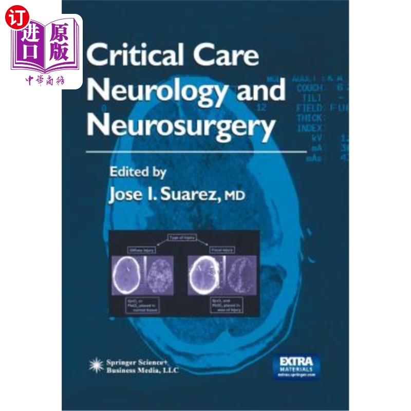 海外直订医药图书Critical Care Neurology and Neurosurgery 重症监护神经病学和神经外科