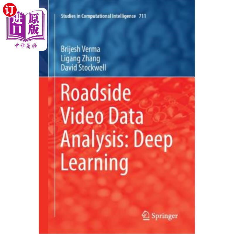 海外直订Roadside Video Data Analysis: Deep Learning 路边视频数据分析:深度学习