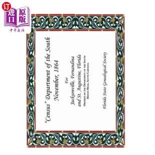 For Department November 海外直订Census Jacksonville 1864年11月 the and 南 South Fernandina 1864