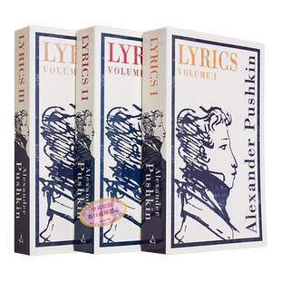 预售 普希金诗歌集 三卷 Alma Classics Lyrics 双语 俄语 英文原版 Alexander Pushkin【中商原版】