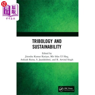 海外直订Tribology and Sustainability 摩擦学与可持续性