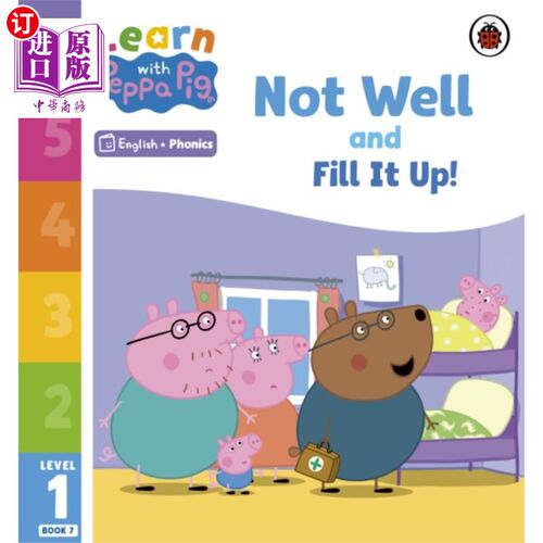 海外直订Learn with Peppa Phonics Level 1 Book 7 - Not We... 学习Peppa Phonics Level 1 Book 7 - Not We
