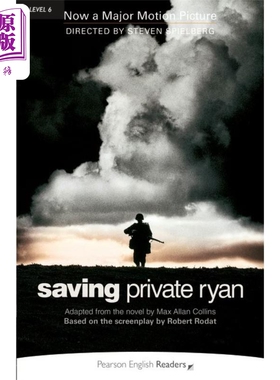 Pearson English readers拯救大兵瑞恩Saving Private Ryan培生英语分级读物6级 高中 蓝思值840L中心词3000 原版【中商原版?