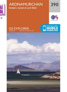 海外直订Ardnamurchan, Moidart, Sunart and Loch Shiel 阿德纳默罕、莫伊达特、苏纳特和谢尔湖