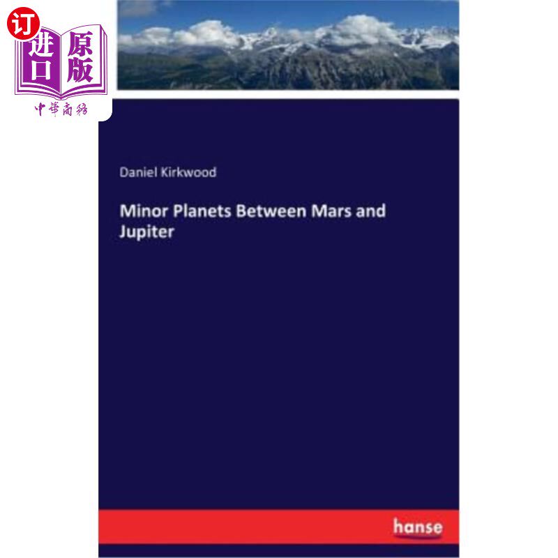海外直订Minor Planets Between Mars and Jupiter 火星和木星之间的小行星