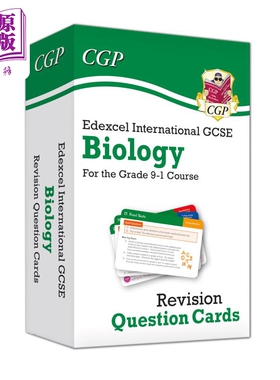 预售 新年级9-1 爱德思国际GCSE生物学修订问题卡New Grade 9-1 Edexcel International GCSE Biology Revision Cards【中商原版】