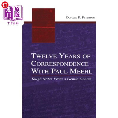 海外直订Twelve Years of Correspondence With Paul Meehl 与保罗·米尔12年的通信