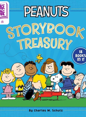 史努比的故事宝库 Peanuts Storybook Treasury 英文原版 卡通动画 儿童绘本故事图画书 精装 进口图书 3-7岁【中商原版】