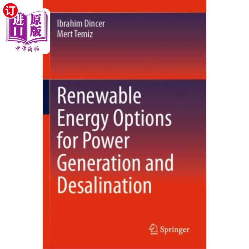 海外直订Renewable Energy Options for Power Generation an... 发电和海水淡化的可再生能源选择
