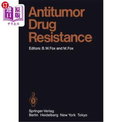 海外直订医药图书Antitumor Drug Resistance 抗肿瘤药物耐药性