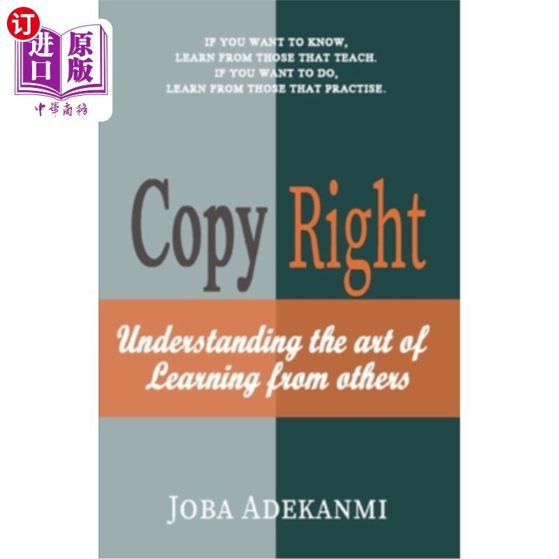 海外直订copy right: understanding the art of learning from