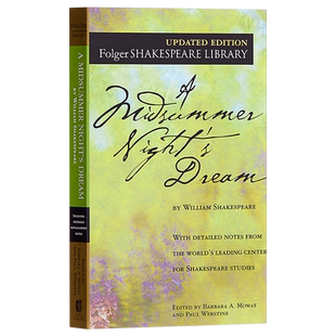 仲夏夜之梦 英文原版 Folger Shakespeare Library A Midsummer Night’s Dream 经典名著 福尔杰莎士比亚图书馆【中商原版】