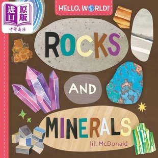 知识图画书 Rocks 英文原版 进口图书 Minerals兰登：你好科学小世界：岩石与矿石 World and 中商原版 预售 儿童绘本 Hello