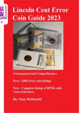 海外直订Lincoln Cent Error Coin Guide 2023: Unsurpassed and Comprehensive 林肯分错误币指南2023:无与伦比和全面
