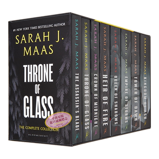 预售 玻璃王座英文原版平装盒装8册 Throne of Glass Box Set Sarah J. Maas 浪漫奇幻小说英文版