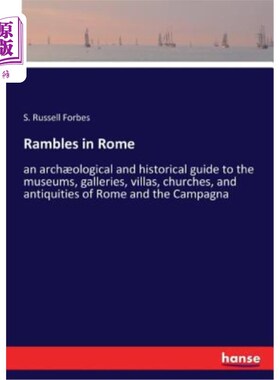 海外直订Rambles in Rome 在罗马漫步