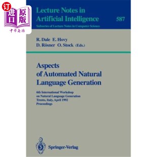 若干方面 Natural 6th International Generation Automated Language 自然语言自动生成 海外直订Aspects Workshop