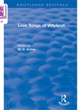 海外直订Love Songs of Vidyāpati Vidyāpati的情歌