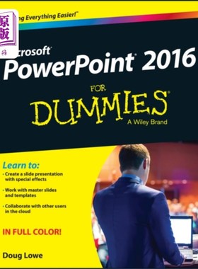 海外直订PowerPoint 2016 For Dummies 傻瓜PowerPoint 2016