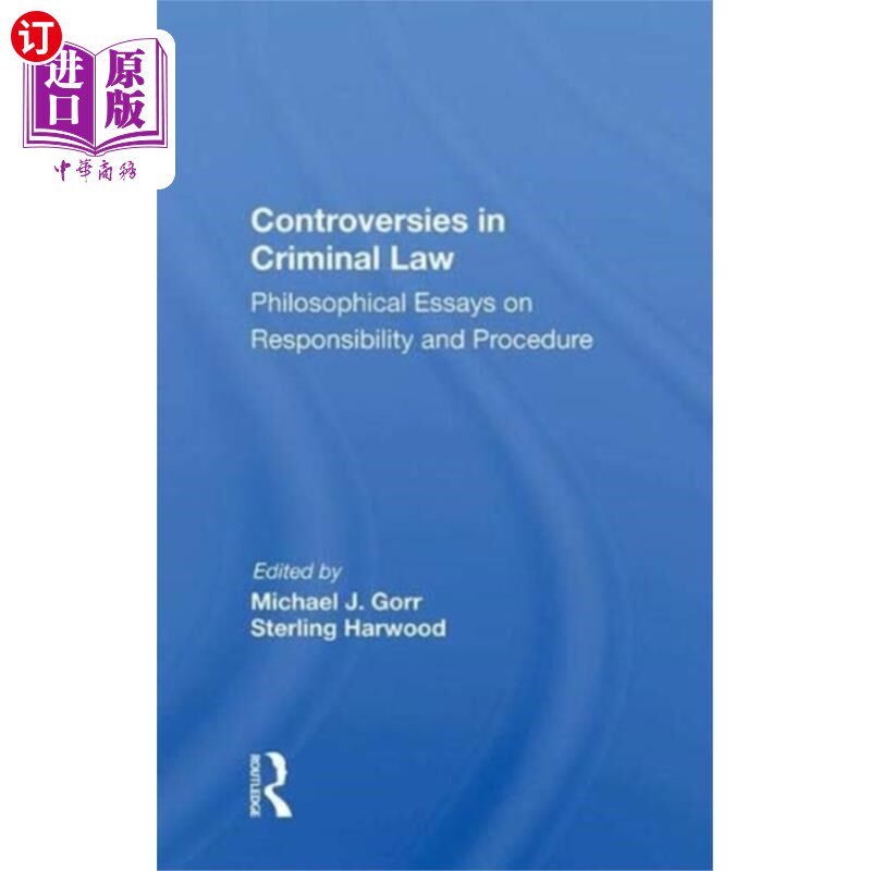 海外直订Controversies in Criminal Law 刑法争议