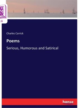 海外直订Poems: Serious, Humorous and Satirical 诗歌：严肃、幽默、讽刺