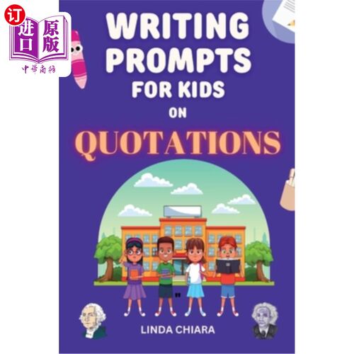 海外直订Writing Prompts for Kids 给孩子的写作提示