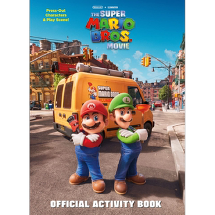 Nintendo and Illumination The Super Mario Bros. Movie Official Activity Book任天堂超级马里奥官方活动书【中商原版】