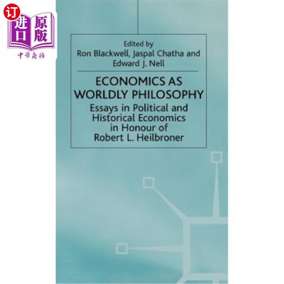 海外直订Economics as Worldly Philosophy 作为世俗哲学的经济学
