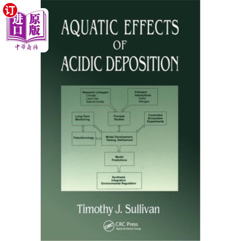 海外直订Aquatic Effects of Acidic Deposition 酸性沉积的水生效应