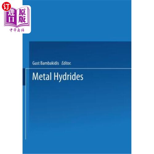 海外直订Metal Hydrides 金属氢化物