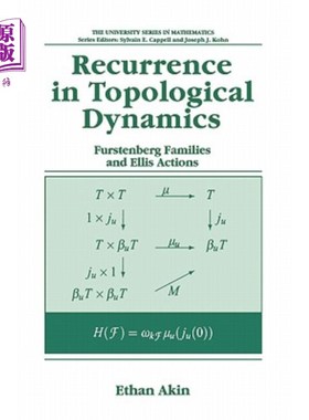 海外直订Recurrence in Topological Dynamics: Furstenberg Families and Ellis Actions 拓扑动力学中的递推：Furstenberg
