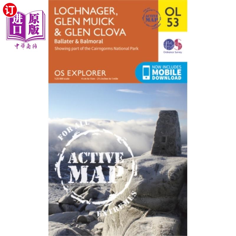 海外直订Lochnagar, Glen Muick & Glen Clova, Ballater & B... Lochnagar, Glen Muick和Glen Clova, Balla