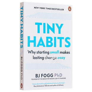 福格行为模型 斯坦福大学 行为设计学创始人 Tiny Habits 英文原版 BJ 福格 BJ Fogg 豆瓣推荐【中商原版】