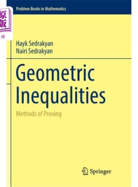 海外直订Geometric Inequalities: Methods of Proving 几何不等式：证明方法