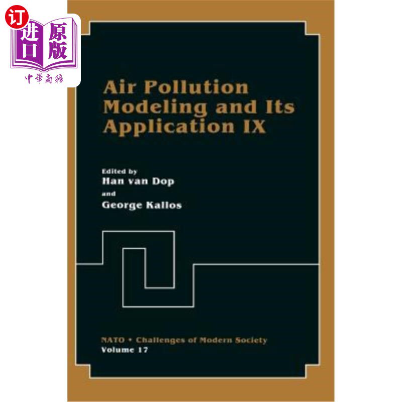 海外直订Air Pollution Modeling and Its Application IX 大气污染模型及其应用