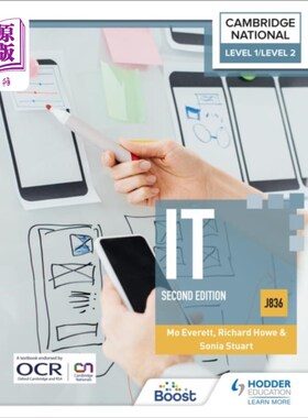 海外直订Level 1/Level 2 Cambridge National in IT (J836):... 1级/ 2级剑桥国家IT (J836):第二版