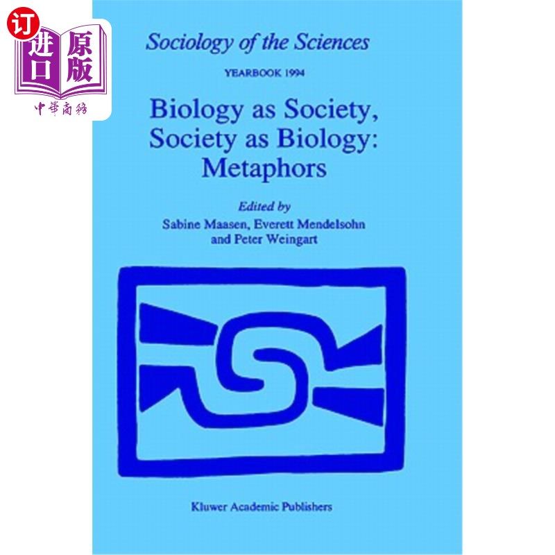 海外直订Biology as Society, Society as Biology: Metaphors 生物学作为社会,社会作为生物学:隐喻