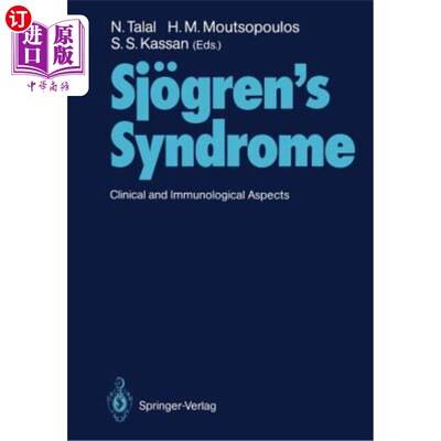海外直订医药图书Sj?gren's Syndrome: Clinical and Immunological Aspects Sj吗?格林综合征:临床和免疫学方面