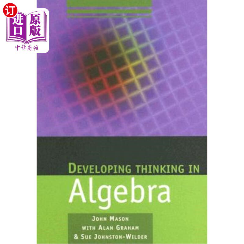 海外直订Developing Thinking in Algebra 发展代数思维